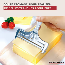 Coupe fromage en tranche en aluminium 15 cm Fackelmann Spécialités Culinaires - Vue supplémentaire 2