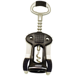 Fackelmann 49443 tire-bouchon Tire-bouchon à ailettes Noir, Argent