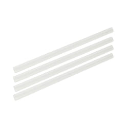 Lot de 8 pailles transparentes et réemployables en plastique 20 cm Fackelmann Bar Concept
