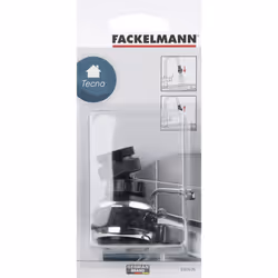 Fackelmann 61016 raccord et pièce de robinetterie Aérateur de robinet Noir, Acier inoxydable