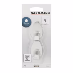 Fackelmann 61216 crochet pour rangement à usage domestique Intérieure Crochet de cuisine Acier satin 2 pièce(s)