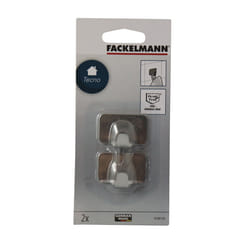 Fackelmann 61281 crochet pour rangement à usage domestique Intérieure Crochet de cuisine Acier satin 2 pièce(s)