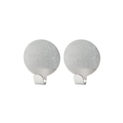 Lot de 2 crochet adhésifs ronds Fackelmann Tecno