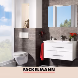Support papier toilette mural droit gris chromé Fackelmann Mare