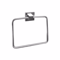 Anneau porte serviette mural gris Fackelmann Mare