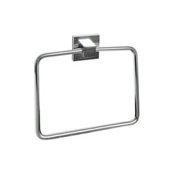 Anneau porte serviette mural gris Fackelmann Mare