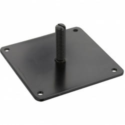 Plaque de montage acier à visser, Diam.10 x H.90 mm x l.90 mm - Hettich