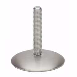 Réglage en hauteur Fixation: A visser Destination: Pour un meuble Matière principale: Acier Diamètre (en mm): 75 Hauteur (en  ...
