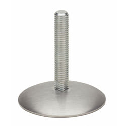 Hettich - Système de réglage de hauteur acier à visser, Diam.75 x H.75 mm