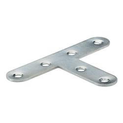 Hettich - 1 Équerre t Plate Acier Zingué L.55 Mm