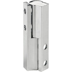 Hettich - Paumelle Universelle 40x10mm Acier Laiton Chromé Blister 2