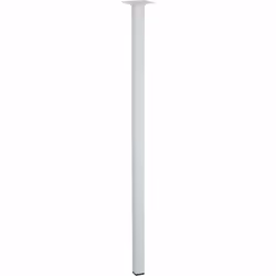 Avec patin plastique fileté M10. Platine 60 x 60 mm Couleur du pied: Blanc Hauteur (en cm): 70 Hauteur maximum (en cm): De 16 ...