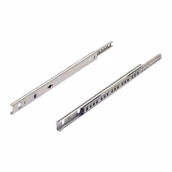 Hettich KA Coulisse à billes de précision 1730 / 410- 9220237 pour tiroirs avec rainure de 17 mm Extension partielle de préci ...