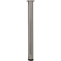 HETTICH Pied de table cylindrique réglable acier chromé gris, de 70 à 73 cm