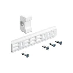 Hettich - Glissière pour porte de réfrigerateur encastrable, plastique, coloris blanc