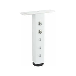 Hettich - Pied de lit acier à visser H.200 x l.35 mm