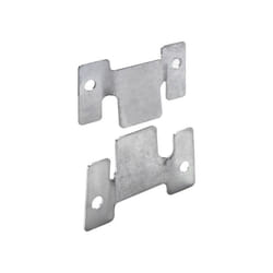 HETTICH Lot de 2 raccords d'assemblage acier zingue HETTICH, l.100 mm