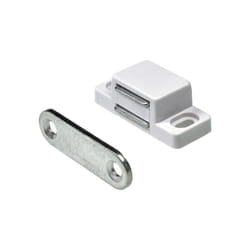 Lot de 4 loqueteaux magnétique acier L.35 x l.15 mm - Hettich