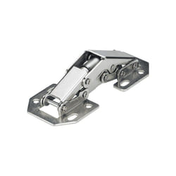Hettich - Lot de 6 charnières universelles acier pour meuble, L.77 x l.33 mm