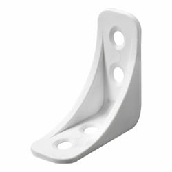 HETTICH Lot de 25 équerres d' assemblage plastique brut HETTICH, l.40 mm