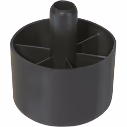 Couleur du pied: Noir Hauteur (en cm): 5.5 Hauteur maximum (en cm): Moins de 16 Diamètre (en mm): 50 Destination: Pour meuble ...