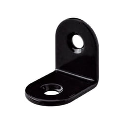 Hettich - Lot de 10 équerres de chaise acier noir L.10 mm x l.1.5 mm x H.2 cm