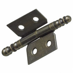 HETTICH Lot de 2 paumelles acier pour meuble HETTICH, L.30 x l.40 mm