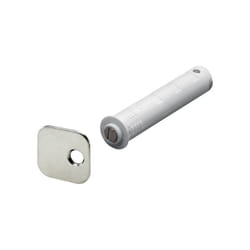 Hettich - Lot de 2 aimants à pression plastique L.41 x Diam.10 mm