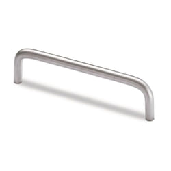 Hettich - Poignée de meuble Avenio, acier nickelé mat, 128 mm ø 8 mm