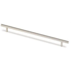 Poignée de meuble Salvia inox brossé 256 mm ø 14 mm Hettich