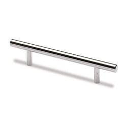 Hettich - Poignée de meuble Hale acier chromé brillant 96 mm ø 12 mm