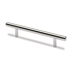 Hettich - Poignée meuble Hale Acier chromé poli 160mm D.12mm