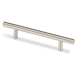 Poignée de meuble Hale acier, aspect inox, brossé 352 mm ø 12 mm Hettich