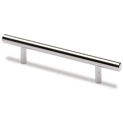 Poignée meuble Hale Acier chromé poli 352mm D.12mm Hettich