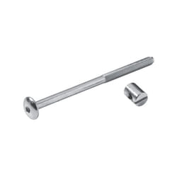 Hettich - Lot De 4 Vis D'Assemblage Tête Plate Et Piston Acier Zingué L.100 Mm