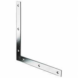 Hettich - 1 équerre d'assemblage plate acier zingué l.220 mm
