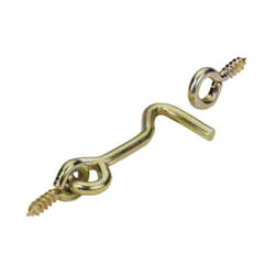 Lot De 2 Crochets De Contrevent Acier Hettich L.102 x L.23 Mm