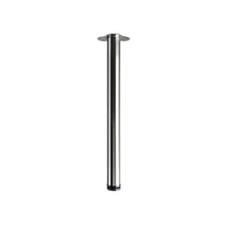 Hettich - Pied De Table Cylindrique Réglable Acier Brossé Gris, De 70 à 73 Cm