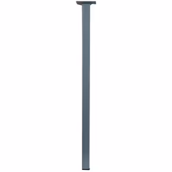 Avec patin plastique fileté M10. Platine 60 x 60 mm Couleur du pied: Gris Hauteur (en cm): 80 Hauteur maximum (en cm): Plus d ...