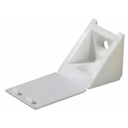 Hettich - Raccord angle plast 24x23x23 - Blanc