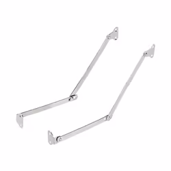 Usage du produit : Compas d'abattant Poids du produit nu (en kg) : 0.098 Fixation : Droite et gauche Matière principale : Aci ...