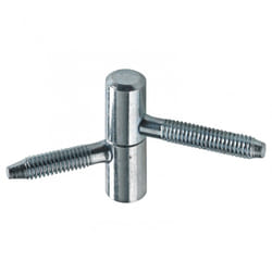 Lot de 2 fiches à visser HETTICH, acier zingué, H.34 x l.10 mm