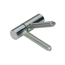 Hettich - Lot De 2 Fiches à Visser Acier Zingué, H.55 x L.15 Mm