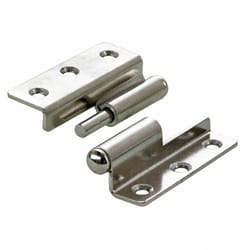 HETTICH Lot de 2 paumelles acier pour meuble HETTICH, L.50 x l.40 mm