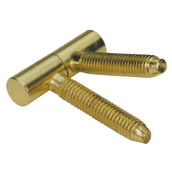 Hettich - Lot De 2 Fiches à Visser Acier Zingué, H.39 x L.13 Mm