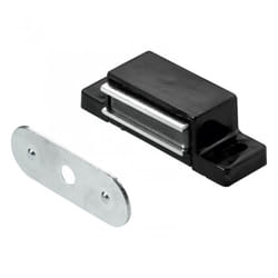 Lot de 4 loqueteaux magnétiques plastique HETTICH, L.14.5 x l.45.3 mm