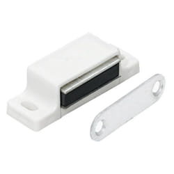 Lot de 4 loqueteaux magnétiques plastique Hettich L.14.5 x l.45.3 mm