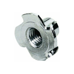 Lot De 8 Écrous à Enfoncer Acier Chromé Hettich L.19 Mm