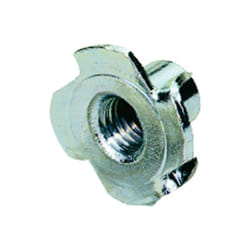 Lot De 8 Écrous à Enfoncer Acier Chromé Hettich L.22 Mm