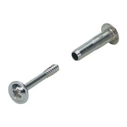 Hettich - Lot De 10 Vis D'Assemblage Acier Nickelé L.40 Mm
